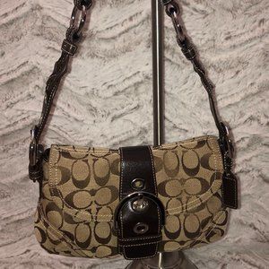 NEW Signature Brown Leather Braided Shoulder Bag